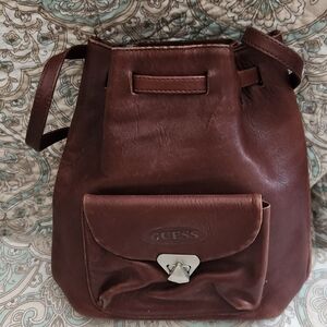Guess Vintage Leather Backpack